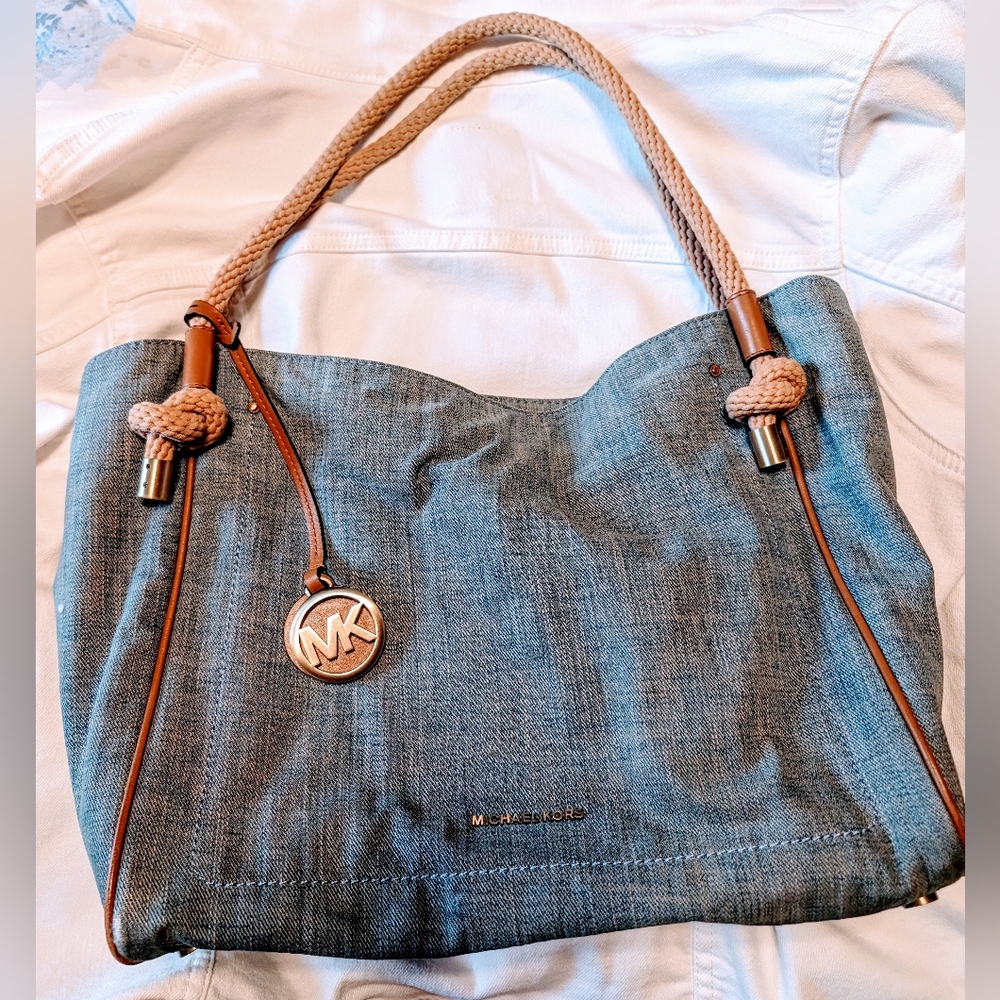 Denim Michael Kors Purse